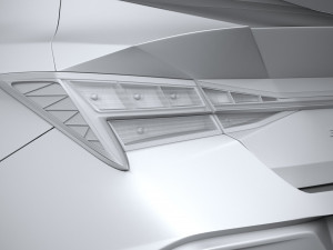 Hyundai Elantra 2024 3D 模型