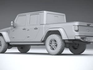 Jeep Gladiator Mojave 2024 3D Model