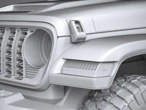 Jeep Gladiator Mojave 2024 3D Model