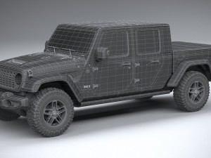 Jeep Gladiator Mojave 2024 3D Model