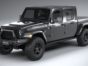 Jeep Gladiator Willys 2024 Modelo 3D