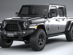 Jeep Gladiator Willys 2024 Modelo 3D