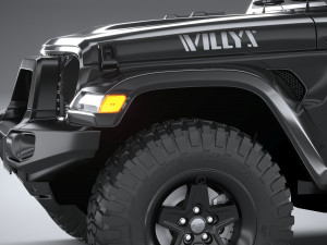 Jeep Gladiator Willys 2024 Modelo 3D