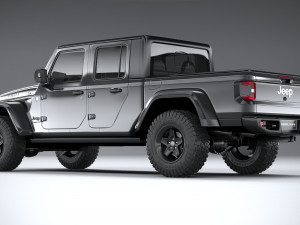 Jeep Gladiator Willys 2024 Modelo 3D