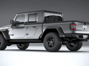 Jeep Gladiator Willys 2024 3D Model