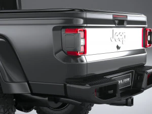 Jeep Gladiator Willys 2024 3D Model