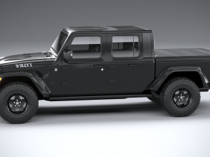 Jeep Gladiator Willys 2024 Modelo 3D