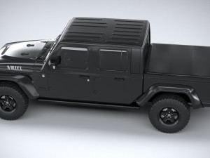 Jeep Gladiator Willys 2024 Modelo 3D