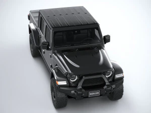 Jeep Gladiator Willys 2024 3D Model