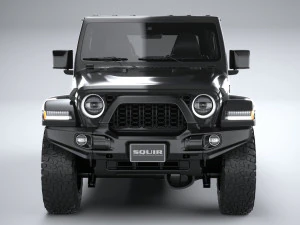 Jeep Gladiator Willys 2024 3D Model