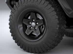Jeep Gladiator Willys 2024 Modelo 3D