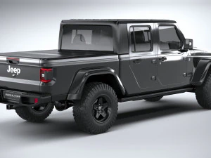 Jeep Gladiator Willys 2024 3D Model