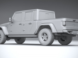 Jeep Gladiator Willys 2024 Modelo 3D