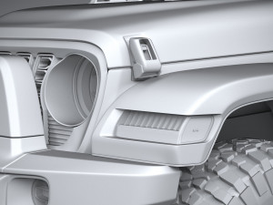 Jeep Gladiator Willys 2024 Modelo 3D