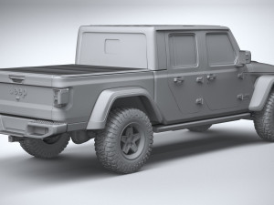 Jeep Gladiator Willys 2024 Modelo 3D