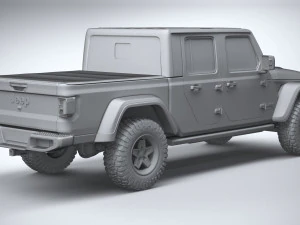 Jeep Gladiator Willys 2024 3D Model