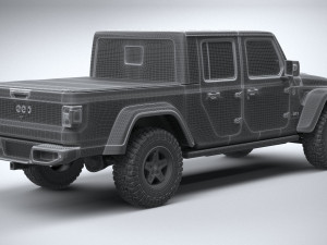 Jeep Gladiator Willys 2024 Modelo 3D