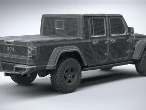 Jeep Gladiator Willys 2024 3D Model