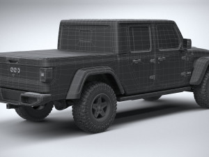 Jeep Gladiator Willys 2024 Modelo 3D