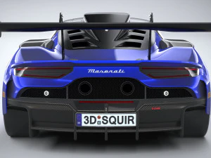 Maserati GT2 Racecar 2023 3D Model
