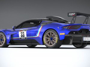 Maserati GT2 Racecar 2023 3Dモデル