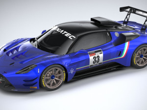 Maserati GT2 Racecar 2023 3Dモデル