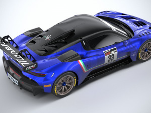 Maserati GT2 Racecar 2023 3Dモデル