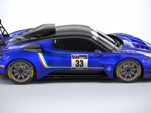 Maserati GT2 Racecar 2023 3Dモデル