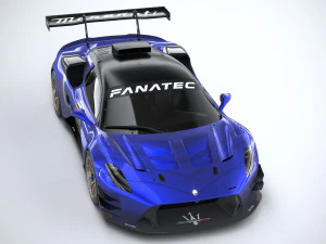 Maserati GT2 Racecar 2023 3D Model