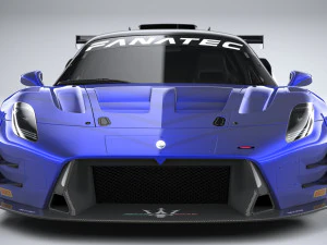 Maserati GT2 Racecar 2023 3D Model