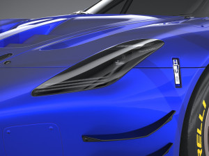 Maserati GT2 Racecar 2023 3Dモデル