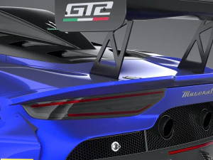 Maserati GT2 Racecar 2023 3D Model