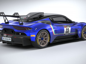 Maserati GT2 Racecar 2023 3Dモデル