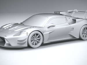 Maserati GT2 Racecar 2023 3Dモデル