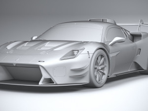 Maserati GT2 Racecar 2023 3Dモデル