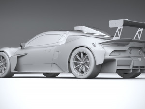 Maserati GT2 Racecar 2023 3Dモデル