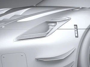 Maserati GT2 Racecar 2023 3D Model