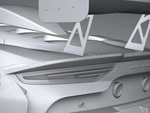 Maserati GT2 Racecar 2023 3D Model