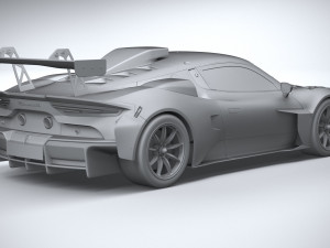 Maserati GT2 Racecar 2023 3Dモデル