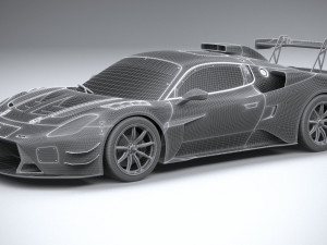 Maserati GT2 Racecar 2023 3Dモデル