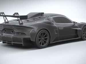 Maserati GT2 Racecar 2023 3Dモデル