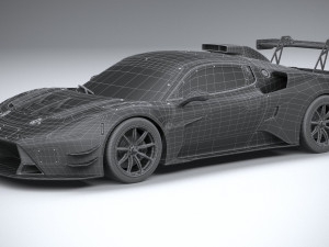 Maserati GT2 Racecar 2023 3Dモデル