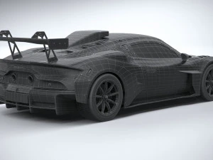 Maserati GT2 Racecar 2023 3D Model