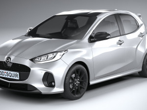 Mazda 2 Hybrid 2024 3D-Modell