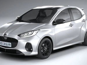 Mazda 2 Hybrid 2024 3D Model