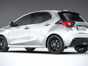 Mazda 2 Hybrid 2024 3D Model