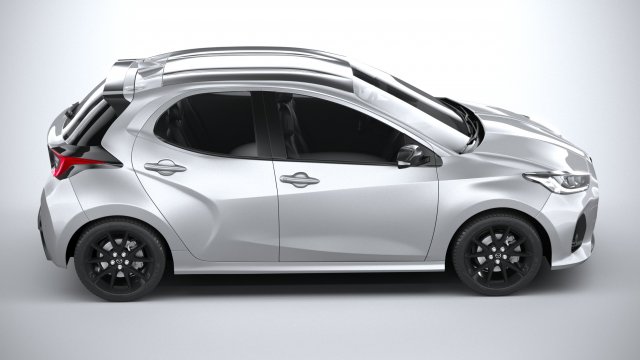 Mazda 2 Hybrid 2024 3D-Modell in Kompaktwagen 3DExport
