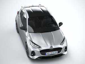 Mazda 2 Hybrid 2024 3D-Modell