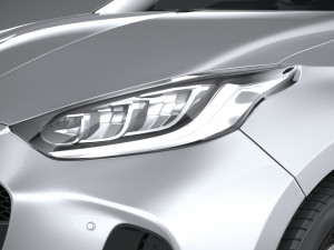 Mazda 2 Hybrid 2024 3D-Modell