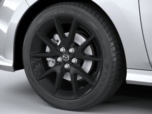 Mazda 2 Hybrid 2024 3D-Modell